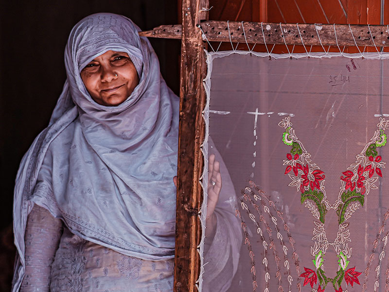 Embroidery materials for Khalida