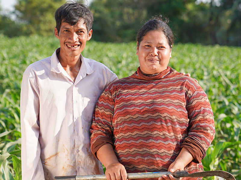 Organinc fertiliser for Sal and Mom's farm
